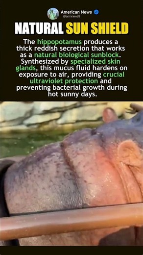 HIPPO PRODUCES ITS OWN SUN PROTECTION