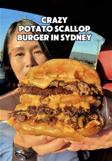 Discover the Craziest Potato Scallop Smash Burger