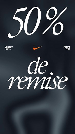 Fais le plein d'économies sur des milliers d'articles. Valable jusqu'au 2 décembre, 9 h CET, jusqu'à épuisement des stocks. | Nike