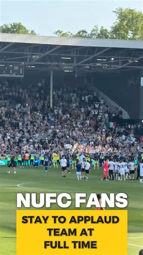 Newcastle Fans Applaud Eddie Howe After Fulham Defeat ⚫⚪