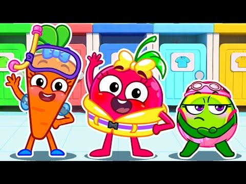 Kids Learn Safety Rules | Swimming Pool Safety Tips | Toddler Learning Video | PP Stories 🥑 #kids
