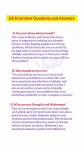 135K views · 860 reactions | Job Interview Questions & Answers #jobs #interview #viral #education #motivation #trend | Learn with Ishani | Facebook