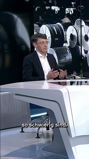 STAHLINDUSTRIE UNTER DRUCK: Zwick warnt vor Chinas Billigstahl und deutscher Bürokratie #shorts