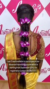 Inviting all professional hairstylists to AMA Academy’s 5-Day Advanced Hairstyling Workshop! 💥 If you’re a professional hairstylist taking up client work regularly, this is your chance to take your career to the next level. Divya Neelamegam an award-winning young and highly talented hairstylist, will lead the workshop, where, You will learn ⚡️15 advanced hairstyles covering buns, braids, jadai, and more. ⚡️Business development strategies ⚡️Latest tools, products & accessories ⚡️Social media mar