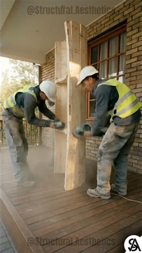 Watch This Wooden Bench Transform Into Art #diy #satisfying