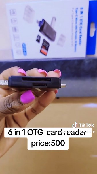 6 in 1 OTG Card Reader for Type-C Devices
