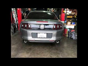 Ford Mustang GT 2013 2014 Magnaflow Street Catback Exhaust Install Instructions & Comparison