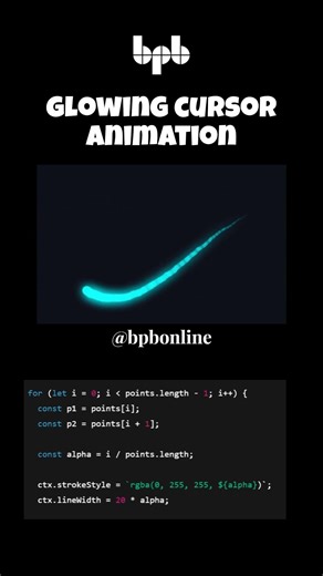 Neon Pulse 2026: Create a High-Performance Glowing Cursor with HTML5 Canvas & JS! 🌟✨