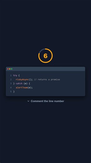 The Useless Try/Catch — Spot the Bug | JavaScript