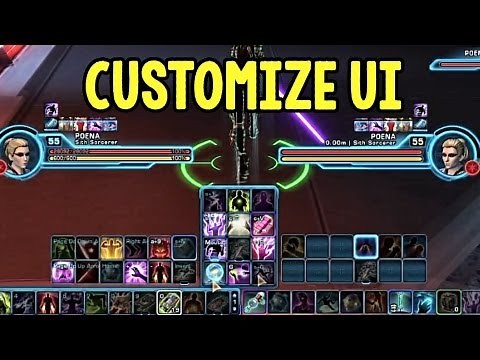 SWTOR How To Customize Your User Interface (UI) + Show Numbers on Your Health / Energy | Editor
