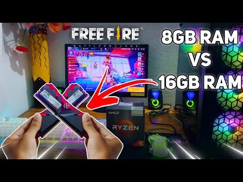 FREE FIRE FPS TEST ON RYZEN 5 5600G 8GB RAM VS 16GB RAM 🔥😱 || Izuku ff