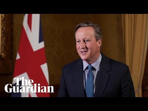 David Cameron gives first interview as UK foreign secretary