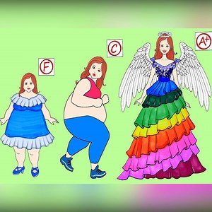 10M views · 10K reactions | Paper Dolls Super Fat OR Angel- Very Beautiful Dresses Handmade Papercrafts | Beauty Dolls Paper | Facebook