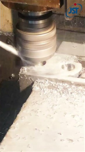 CNC Milling With Water Cooling — Watch This Smooth Cut! #cncmilling #manufacturing