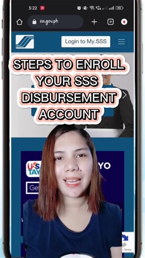 Steps to enroll your SSS Disbursement module #ssstips #ssstutorials #fyp