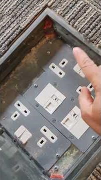 طريقة تأسيس وتركيب كهرباء فلور بوكس Electrical Floor Box