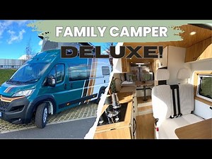 Family Camper Deluxe -Autarker Camperausbau Campervan 4 Personen Aufstelldach - Citröen Jumper