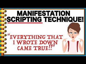 EVERYTHING He Wrote Down Manifested! | [SCRIPTING TECHNIQUE] - Abraham Hicks