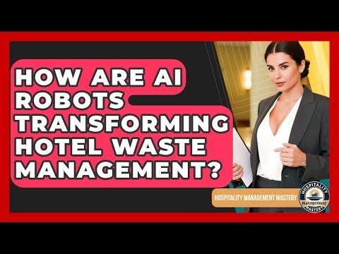 How Are AI Robots Transforming Hotel Waste Management? - Hospitality Management Mastery