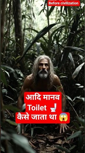 The Shocking Truth About Stone Age Toilets 😱 #humanevolution #3danimation #shorts series part 3