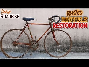 RUSTED BIKE RESTORATION II VINTAGE ROADBIKE