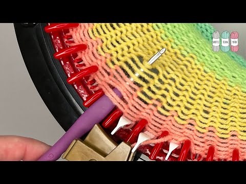 How to Quickly Fix a Tucked or Dropped Stitch | Circular Knitting Machine Tutorial