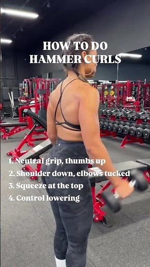 HOW TO DO HAMMER CURLS