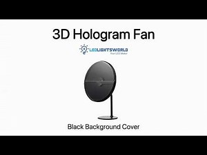 30cm 3D Hologram Fan Display 5V LED Advertising Player Desktop & Floor Stand Demo