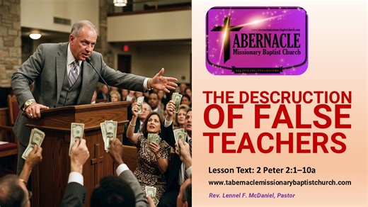 The Destruction of False Teachers – Sunday School Lesson for April 12, 2026