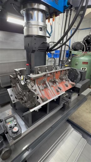 Here is another Line Bore job on the TS1000 Blockmaster CNC. This Gen 3 hemi is getting a set of Billet steel main caps fit. This will be the part one of a couple on this one. | RPM Engine & Machine Ltd.