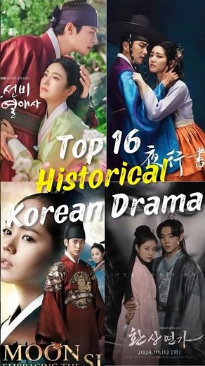 Top 16 Historical Korean Dramas You Need to Watch! #joindrama #kdrama #short #koreandrama