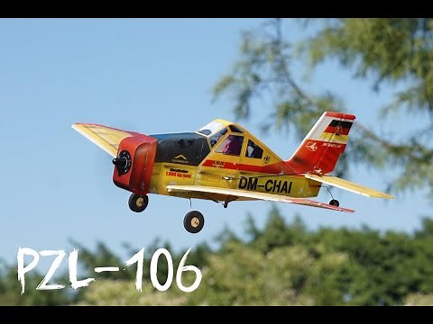 MinimumRC PZL-106 micro airppane kit probably the smallest 4CH RC airplane in the market!