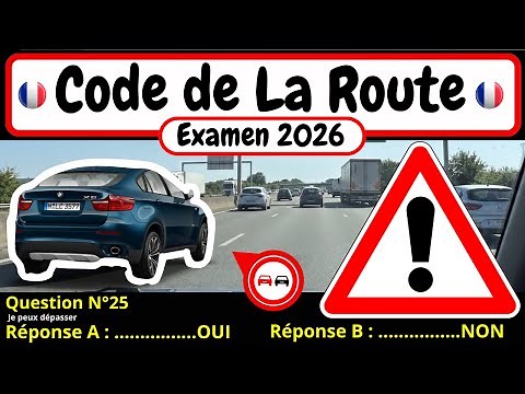 ✅ TEST GRATUIT DU CODE DE LA ROUTE 2026 🚗 #179