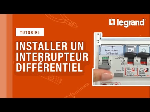 Comment installer un interrupteur différentiel Legrand dans un tableau électrique ?