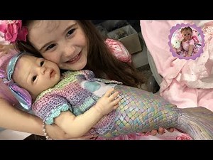 * REBORN MERMAID BABY * SPECIAL BIRTHDAY BOX OPENING FOR ALIYAH!