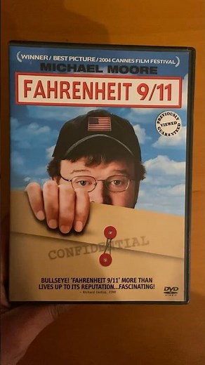 #Fahrenheit 9/11 #MichaelMoore #Confidential Winner of Best Picture @ Cannes Film Festival #2004