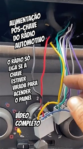 Ignition switch: the car radio only turns on if the key is turned to the "on" position (to turn t...