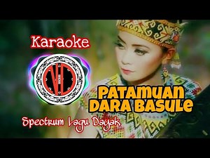 Karaoke Patamuan Dara Basule - Spectrum | Lagu Dayak