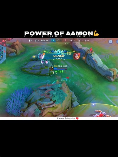 Aamon Just Destroyed the Entire Team 🔥 #aamon #mlbb #aamongameplay