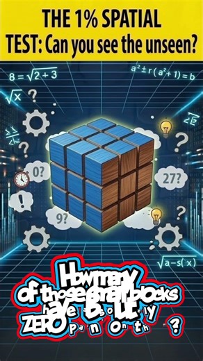 The 3D Cube Intelligence Test! 🧊🧠 #shorts