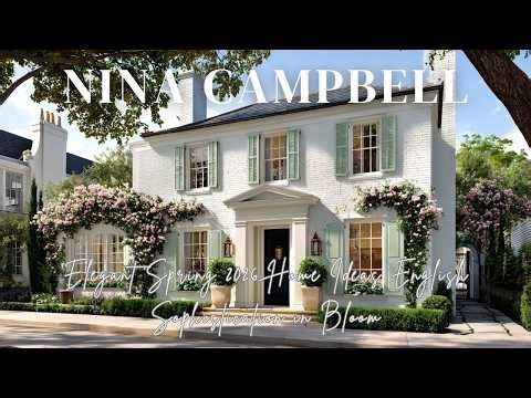 Elegant Spring 2026 Home Ideas Inspired by Nina Campbell English Sophistication in Bloom