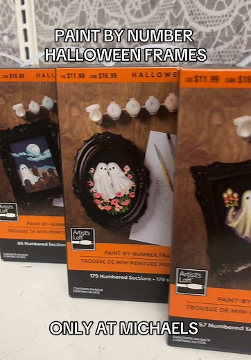 Exciting Halloween Paint by Number Frames at Michaels
