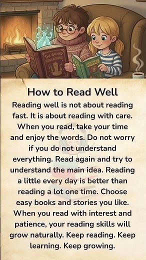 How to Read Well |Easy English | Read and Learn English | Reading Skills for English Beginners