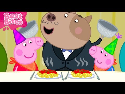 Peppa Pig Eats Spaghetti at the Fancy Restaurant 🍝 Birthday Meal | Full Episode | Cartoon | 23 Mins