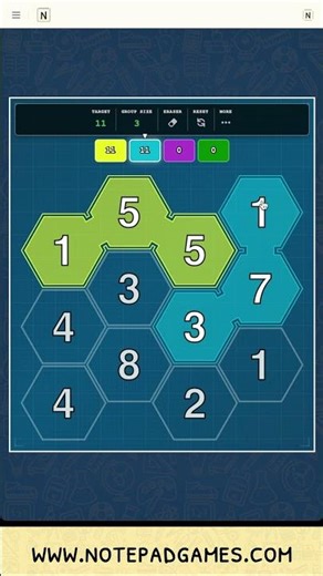 Triomino - Notepad Games - January 16th 2026