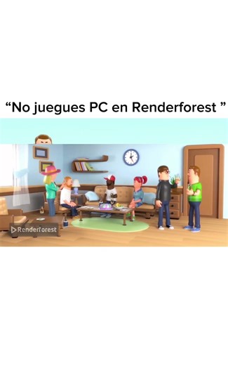 No juegues PC en Renderforest #parati #humor #memes #tiktok #roblox
