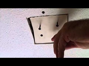 Drywall Patch in Textured Ceiling - Vancouver BC