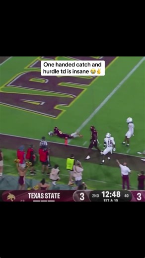 Incredible One-Handed Catch in College Football