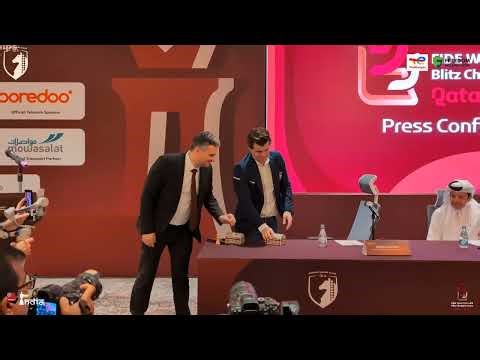 Magnus Carlsen puts his own spin at World Rapid and Blitz 2025 Draw of Lots