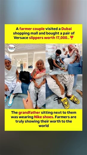Couple Buys $17,000 Versace Slippers in Dubai Mall😱 #couple #dubai #shorts